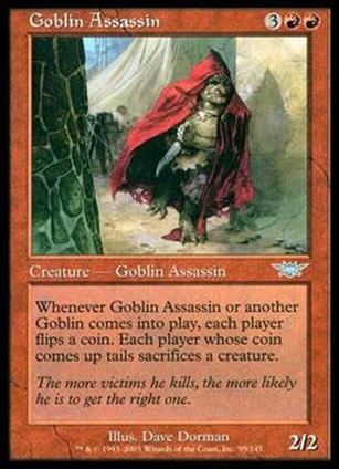 Magic the Gathering: Legions (Base Set) card 95 Goblin Assassin