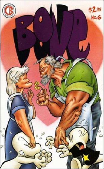 Bone (1991) issue 6-D Purple Logo w/ Red Price (4th Printing)