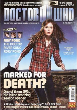 Doctor Who Magazine issue 433 Karen Gillan as Amy Pond Cover