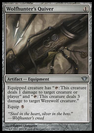 Magic the Gathering: Dark Ascension (Base Set) card 154 Wolfhunter's Quiver