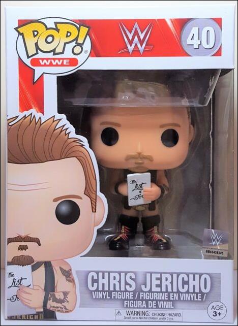 POP! WWE figure 40 Chris Jericho (Red Boots)