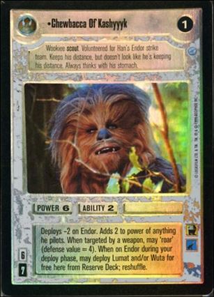 Star Wars: Endor Limited (Foil Subset) card 12 Chewbacca of Kashyyyk