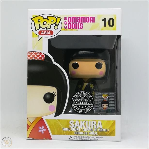 POP! Asia figure 10-B Sakura (Black Convention Exclusive)