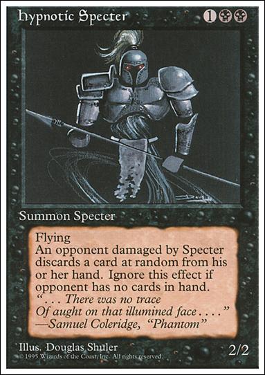 Magic the Gathering: 4th Edition (Base Set) card 142 Hypnotic Specter