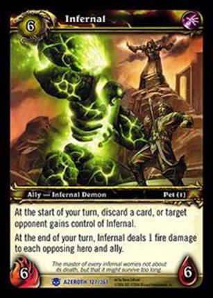 World of Warcraft: Heroes of Azeroth (Base Set) card 127 Infernal