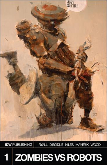 Zombies vs Robots (2015) issue 1 Ashley Wood Cover