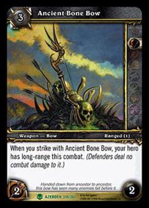 World of Warcraft: Heroes of Azeroth (Base Set) card 311 Ancient Bone Bow