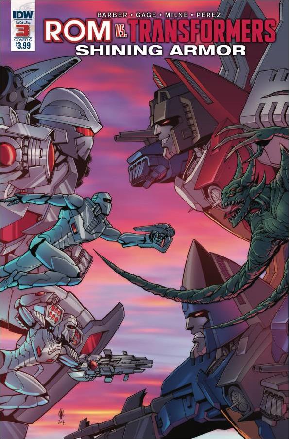 Rom Vs Transformers: Shining Armor issue 3-C Casey Coller Cover