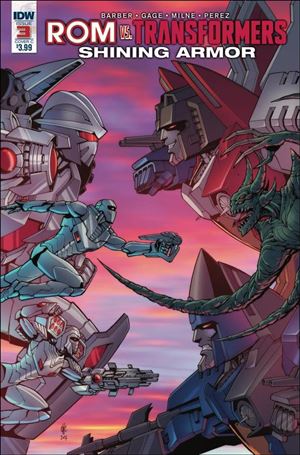 Rom Vs Transformers: Shining Armor issue 3-C Casey Coller Cover