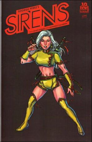 George Perez's Sirens issue 3-B 1:10 Character Spotlight Cover