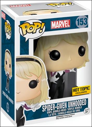 POP! Marvel figure 153 Spider-Gwen Unhooded