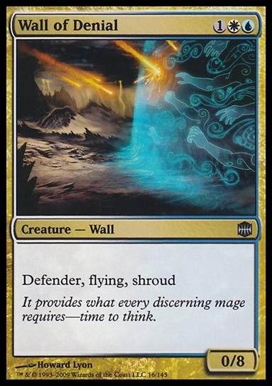 Magic The Gathering: Alara Reborn (Base Set) card 16 Wall of Denial