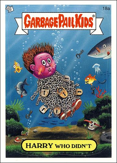Garbage Pail Kids All-New Series 4 (Base Set) card 18a Harry Who Didn't