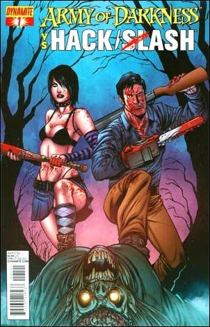 Army of Darkness vs. Hack/Slash issue 1-B Tim Seeley Cover