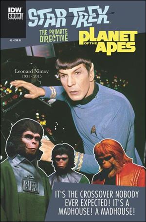 Star Trek/Planet of the Apes: The Primate Directive issue 5-C 1:10 Photo Cover
