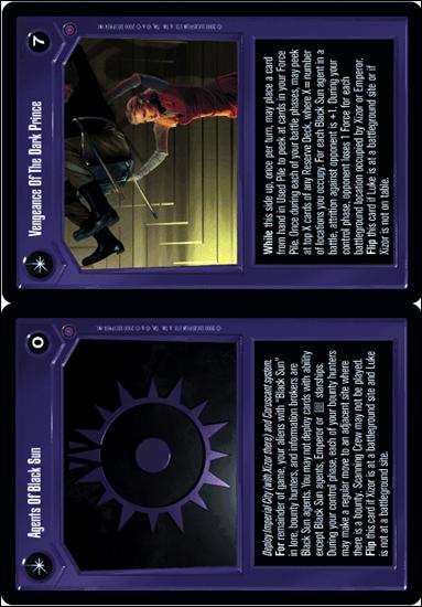 Star Wars: Reflections II: Expanding the Galaxy (Base Set) card 61 Agents of Black Sun / Vengeance of The Dark Prince