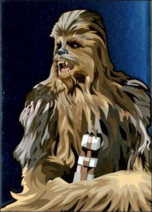 Star Wars Galaxy: Series 5 (Foil Subset) card 3 Chewbacca Silver Foil
