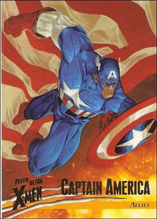 1996 Fleer Ultra X-Men: Wolverine (Base Set) card 39 Captain America