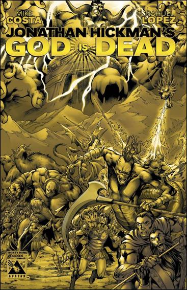 God is Dead issue 39-F Jose Luis 1:3 Gilded Cover