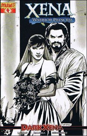 Xena (2007) issue 4-E Fabiano Neves 1:12 Black and White Cover