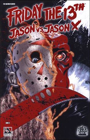 Friday the 13th: Jason vs Jason X issue 2-C Red Foil Cover 1/1500