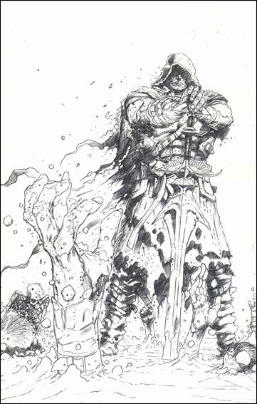Valen the Outcast issue 1-F Trevor Hairsine 1:50 B&W Virgin Cover