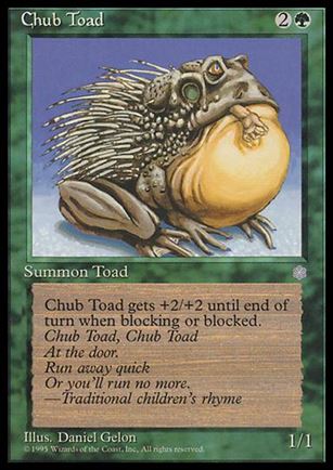 Magic the Gathering: Ice Age (Base Set) card 229 Chub Toad