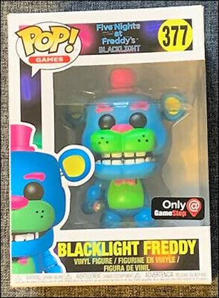 POP! Games figure 377-B Blacklight Freddy (Gamestop Exclusive)
