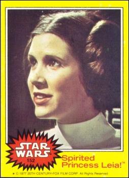 Star Wars: Series 3 (Base Set) card 152 Spirited Princess Leia!