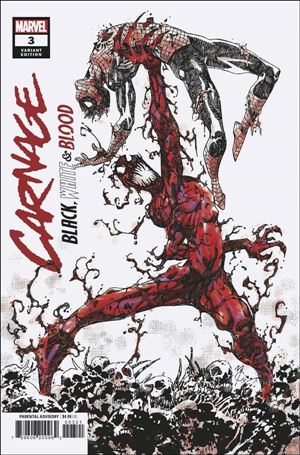 Carnage: Black, White & Blood issue 3-C John McCrea 1:25 Cover
