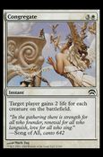 Magic the Gathering: Planechase (Base Set) card 2 Congregate