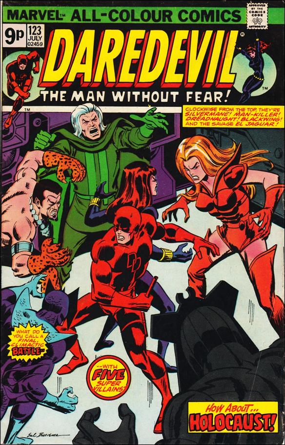 Daredevil (1964) issue 123-B UK Price Cover