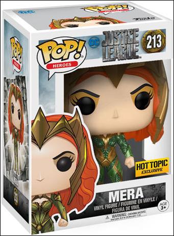 POP! Heroes figure 213 Mera Hot Topic Exclusive 