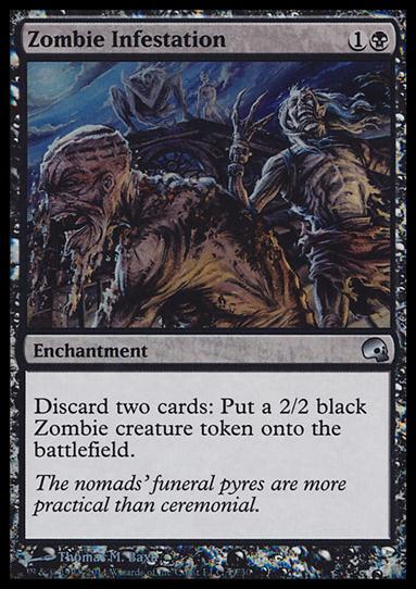 Magic the Gathering: Premium Deck Series: Graveborn (Base Set) card 19 Zombie Infestation