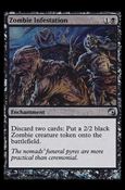 Magic the Gathering: Premium Deck Series: Graveborn (Base Set) card 19 Zombie Infestation