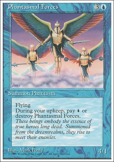 Magic the Gathering: 4th Edition (Base Set) card 88 Phantasmal Forces