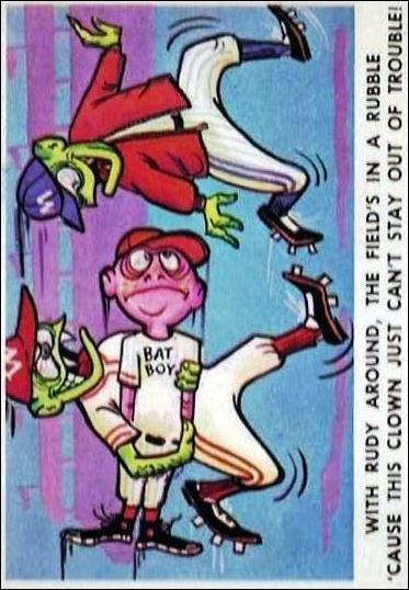 Baseball Weird-Ohs (Base Set) card 16 Rudy Rubarb