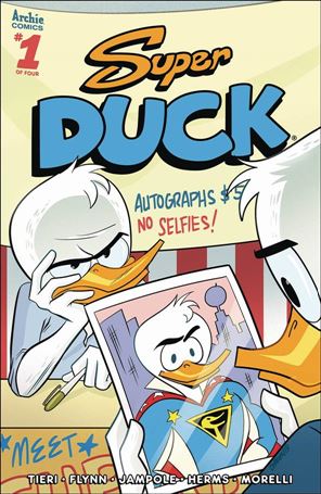 Super Duck issue 1-B Derek Charm Cover