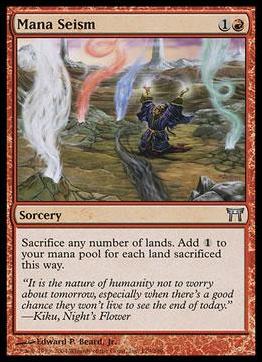 Magic the Gathering: Champions of Kamigawa (Base Set) card 179 Mana Seism