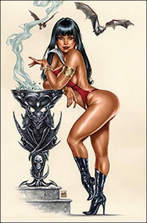 Vampirella 1992 issue One Shot-H Mike Krome 1:15 Virgin Cover