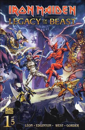 Iron Maiden Legacy of the Beast issue 1-C Santi Casas Cover