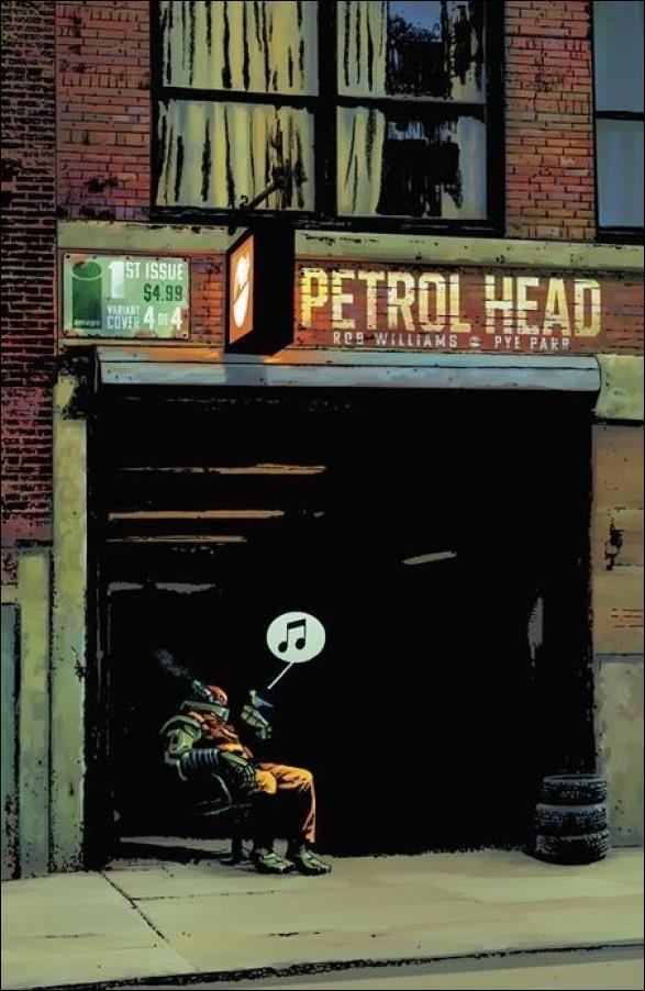 Petrol Head issue 1-D Laurence Campbell Cover