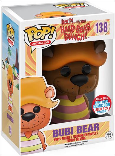 POP! Animation figure 138 Bubi Bear NYCC 2016 1/2000