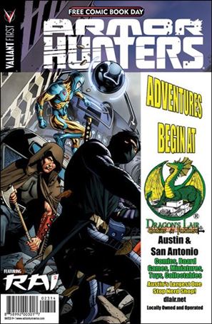 Valiant FCBD 2014 Armor Hunters Special issue nn-BS Dragon's Lair Comics & Fantasy (San Antonio) Cover