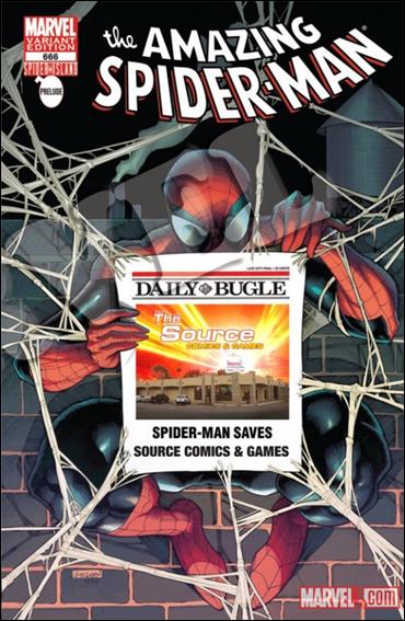 Amazing Spider-Man (1963) issue 666-PP Source Comics & Games Daily Bugle Cover