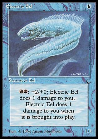 Magic the Gathering: The Dark (Base Set) card 25 Electric Eel