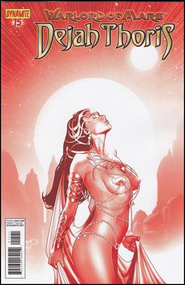 Warlord of Mars: Dejah Thoris issue 15-C Paul Renaud 1:10 "Martian Red" Cover