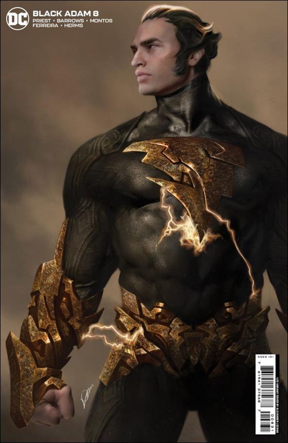 Black Adam issue 8-E Alexander Lozano 1:25 Cardstock Cover