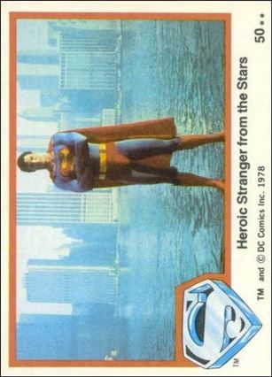 Superman (Movie) Series 1 (Base Set) card 50 Heroic Stranger from the Stars