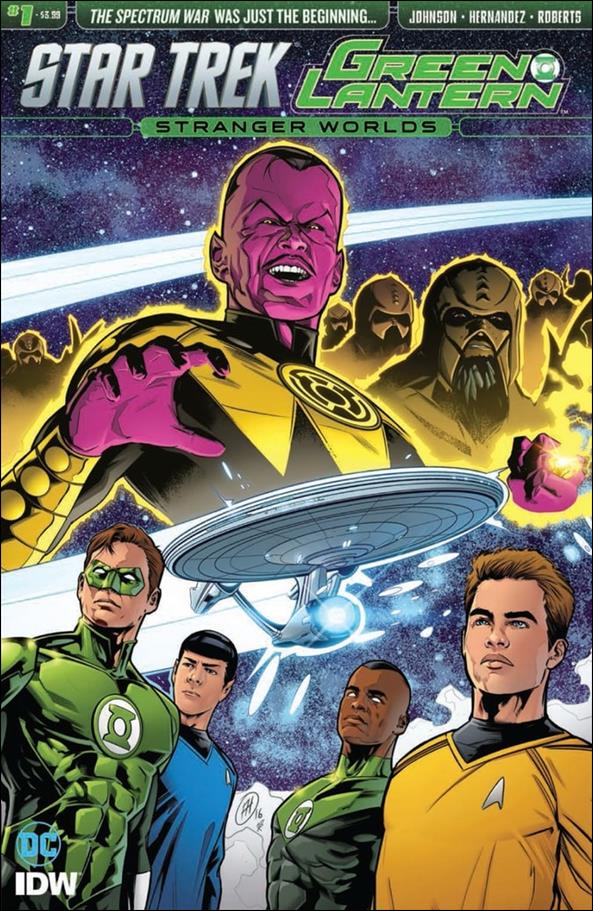 Star Trek/Green Lantern (2016) issue 1 Angel Hernandez Cover